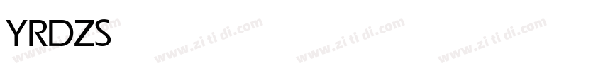 YRDZST medium字体转换